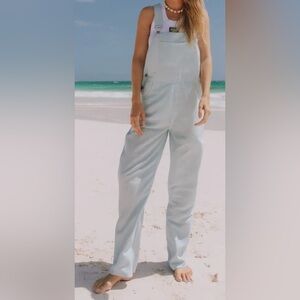 Daily Drills Blue Wide Leg Pants